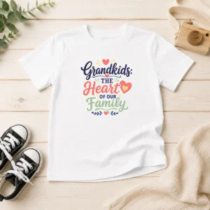 Official Funny Heartwarming Grandparents Day Vector Kids T-Shirt