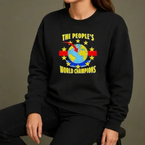 Nice The People'S World Champion Sweater in a classic crewneck style with bold text design
