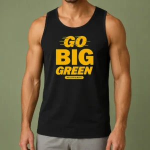 Original William And Mary Tribe Go Big Green Tank Top