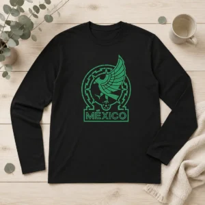 Hot Awesome Mexico Soccer Long Sleeve Shirt