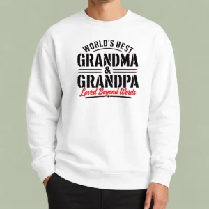 Hot Premium Grandparents Day Stencil Worlds Best Grandma Grandp Sweater