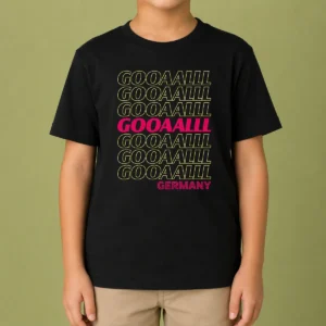 Official Pretty Gooaall! Germany Soccer Apparel For Fans German Kids T-Shirt