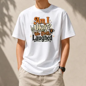 Premium Pretty Halloween Coffee Skeleton Girl Typography t shirt in black, featuring a skeleton girl holding a coffee cup with Halloween-themed typography