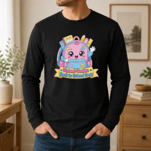 Hot Premium Back To School Squad Kawaii For Kids Long Sleeve Shirt