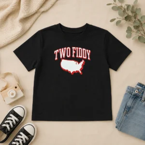 Premium Pretty Two Fiddy Triple B USA Map Kids T-Shirt