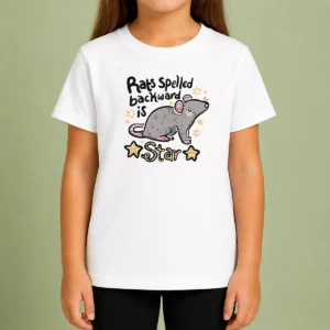 Original Rats Spelled Backward Is Star Kids T-Shirt