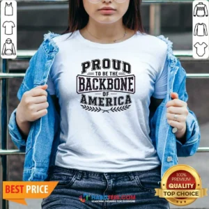 Premium Labour Day Pride American Labor Line Art V Neck Shirt v neck optimized showing front view of a fitted V neck tee