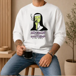 Official Smoking Nun Argument Worst Skateshop In The World Sweater
