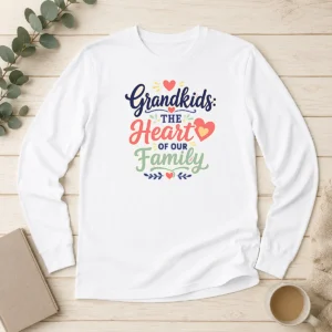 Official Funny Heartwarming Grandparents Day Vector Long Sleeve Shirt