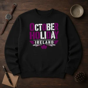 Good October Holiday Ireland Stencil For Cozy Fall Celebrat Sweater