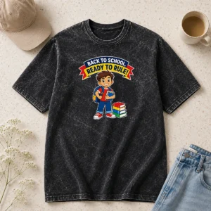 Nice Back To School Ready To Rule Vector Shirt - Image 8