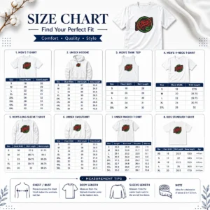 Size chart for Top Pretty Elbow Room Pub And Deli Neon Sign with measurements in inches and cm