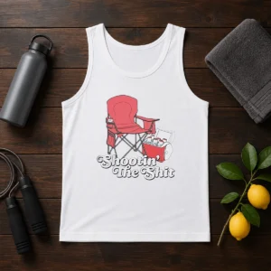 Hot Shooting The Shit Backyard BBQ Tank Top
