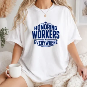 Hot Labour Day Workers Pride Line Art