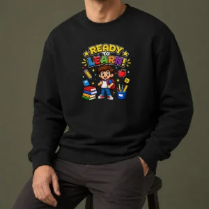 Good Back To School Ready To Learn Pixel Sweater