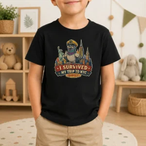 Pretty Vintage Funny NYC Trip Survivor Retro Kids T-Shirt