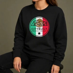 Funny Citybuilt Brewing Company Mexico Flag Eagle Sweater