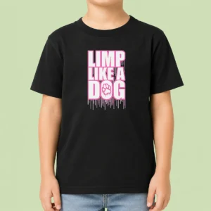 Premium Pretty Limp Like A Dog Paw Print Kids T-Shirt
