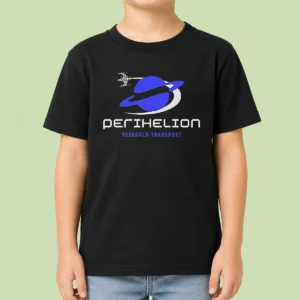 Hot Premium Perihelion Research Transport Geek kids t shirt in bright colors with graphic print