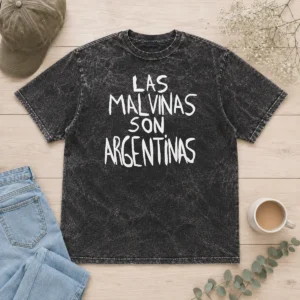 Original Las Malvinas Son Argentinas Washed T-Shirt