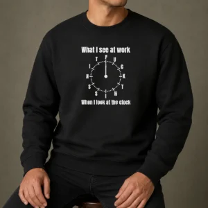 Official What I See At Work When I Look At The Clock Fuck This Shit Sweater