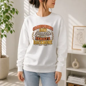 Hot Grandparents Day Proud Family Backbone Vintage Sweater