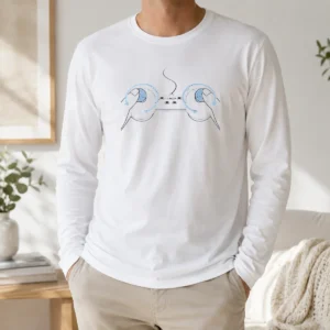Nice Good Bitch Control Gaming Controller Joystick Rotation Gamer Long Sleeve Shirt
