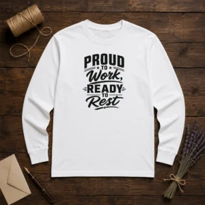 Top Labour Day Pride Typography Line Art Shirt - Image 5