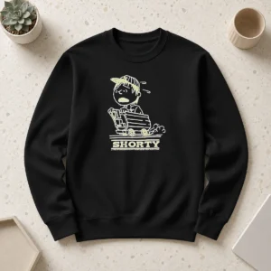 Funny Linus Van Pelt Peanuts Comic Strip Shorty A Pirate Sweatshirts Copy Right 1985 Sweater