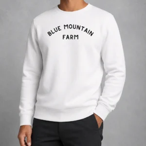 Funny Awesome Jon Bray Antique Style Blue Mountain Farm Sweater