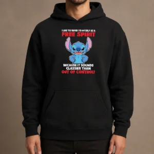 Hot Stitch I Like To Refer To Myself As A Free Spirit Because It Sounds Classier Than Out Of C Hoodie