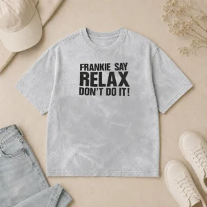 Original Frankie Say Relax Don'T Do It Washed T-Shirt