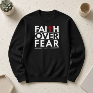 Nice Official Faith Over Fear Sweater
