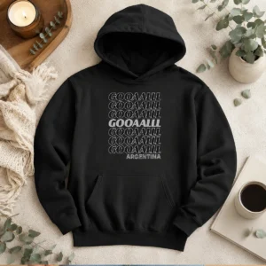 Awesome Pretty Gooaalll Soccer Argentina Fan Goal Hoodie