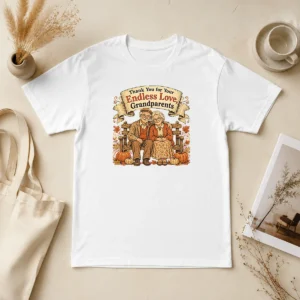 Pretty Grandparents Day Vintage Gratitude Family