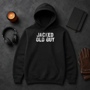 Hot Jacked Old Guy Hoodie