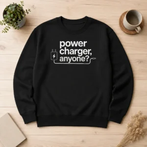 Premium Power Charger Anyone Sweater