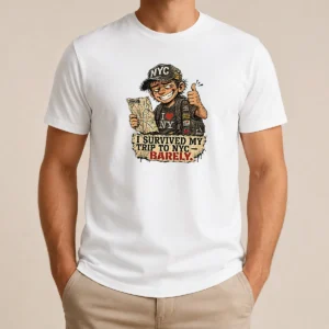 Good Survived NYC Trip Funny Grunge Streetwear