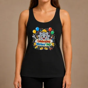 Funny Celebrating Workers Day Gear Anime For Labour Day Tank Top
