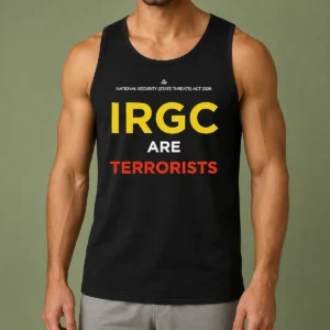 Hot IRGC Are Terrorists National Security State Threats Act 2026 Tank Top