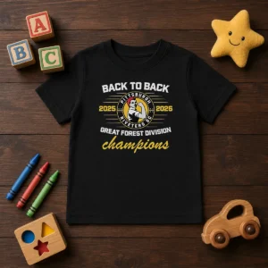 Nice Pittsburgh Riveters SC Back To Back Green Forest Champs Kids T-Shirt