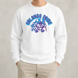 Nice Pretty Kid'S Orlando Pride Soccer Player Grey Sweater