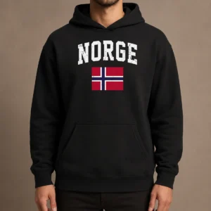 Hot Norge Flag Norway Norwegian Souvenir Hoodie