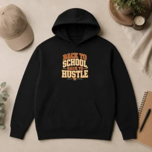 Top Pretty Back To School Hustle Vintage For Students And Teacher Hoodie