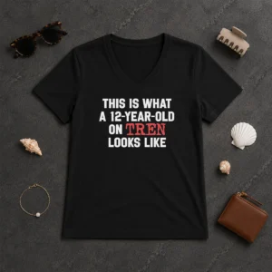 Premium This Is What A 12 Year Old On Tren Looks Like V-Neck Shirt