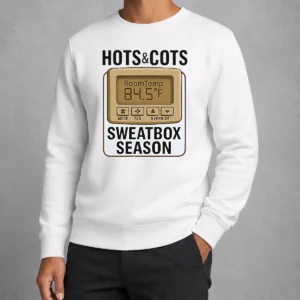 Original Hots And Cots Sweatbox Season Thermostat Sweater