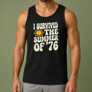 Good I Survived The Summer Of '76 1976 Vintage Tank Top
