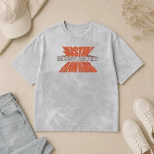 Pretty Premium Justin Hawkins Rides Again The Darkness Washed T-Shirt