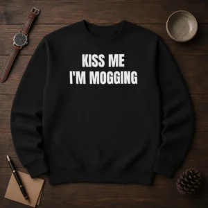 Hot Kiss Me I'M Mogging Looksmaxxing Meme Sweater