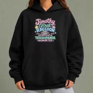 Original Jimothy Viral Raccoon Funny Trash Panda Kawaii Hoodie